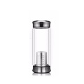 custom logo  bpa free double wall stainless steel water bottle with  tea infuser reusable glass juice bottles